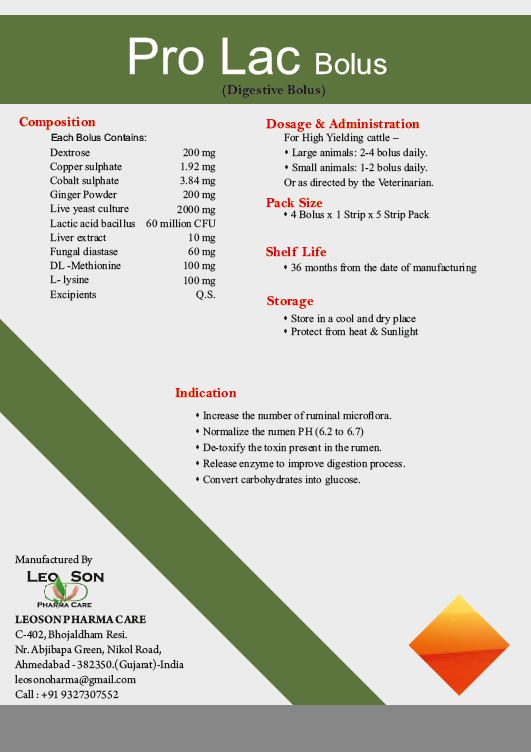 Pro Lac Bolus